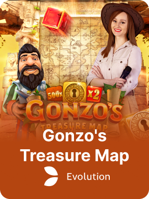 Gonzo'S Treasure Map Live Casino game on K1 Game