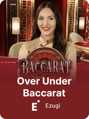 Over Under Baccarat Live Casino game on K1 Game