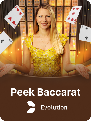Peek Baccarat Live Casino game on K1 Game