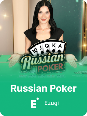 Russian Poker Live Casino game on K1 Game
