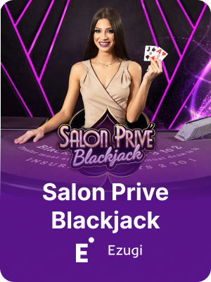 Salon Prive Blackjack Live Casino game on K1 Game