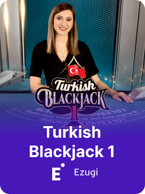 Turkish Blackjack 1 Live Casino game on K1 Game