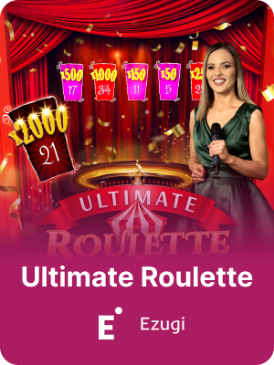 Ultimate Roulette Live Casino game on K1 Game