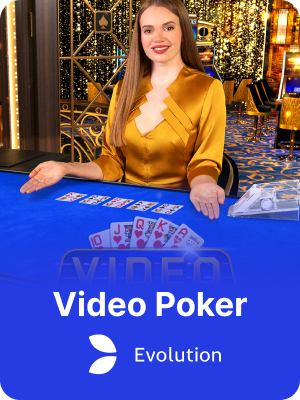 Video Poker Live Casino game on K1 Game