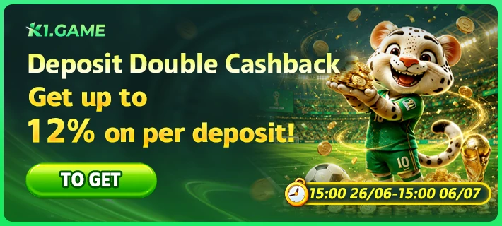 Deposit Double Cashback promotion banner