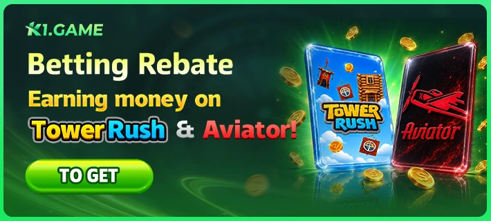 Tower Rush & Aviator Betting Rebate promotion banner